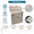 thumbnail image 6 of Valentine's Day Table Runner 36 Inches Long Farmhouse Dress Scarves, Red Love Heart Romantic Beige Burlap Dining Tablerunner for Coffee Table/Kitchen Island/Party Décor, Small 13" x 36", 6 of 8
