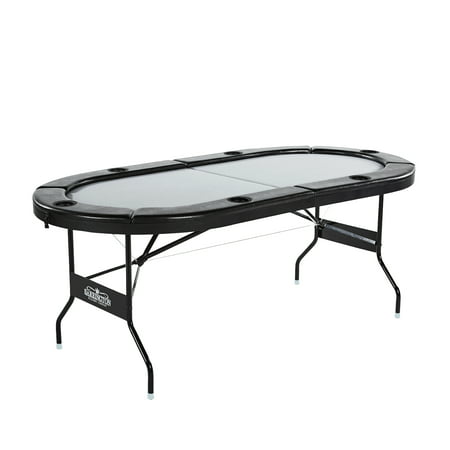 Barrington 6 Player Poker Table - No Assembly Required,
