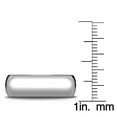 thumbnail image 3 of Dimaya Fine Jewelry 14K White Gold 7-mm Unisex Comfort-Fit Polished Wedding Band, 3 of 7