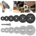 thumbnail image 4 of Industry 7Pcs Hojas De Sierra Circular Kit De Disco De Corte De Herramientas Rotativas Con Discos De Taladro De Metal De Mandril De 1/8 "Para Corte De Metal De Madera Y Plástico, Industria De La Plata Muyoka Hogar, 4 of 7