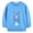 Blue, variant on mgoYE Girls Sweatshirts for Toddler Clothes Crewneck Pullover Girl Top Long Sleeve for Kids(Blue,1-2 Years)