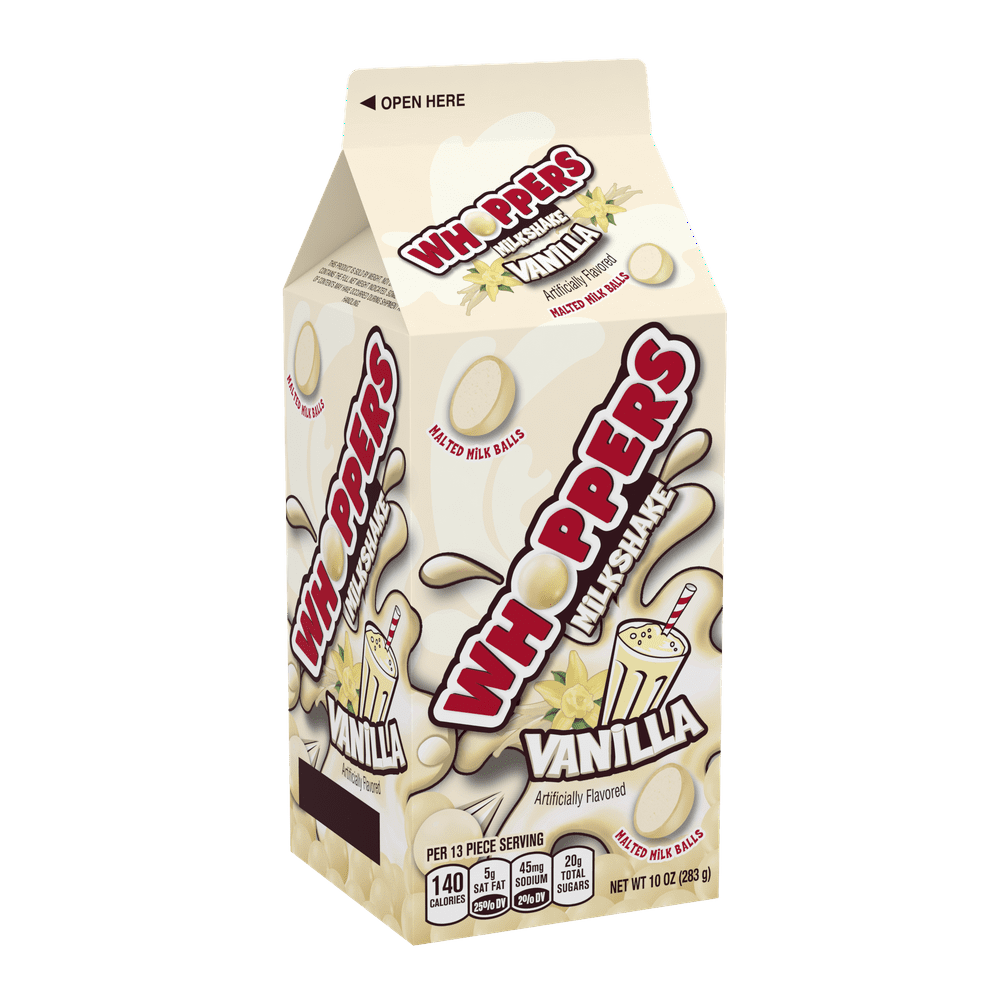 Whoppers Vanilla Milkshake Malted Milk Balls, 10 Oz.