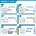 thumbnail image 2 of Juego de herramientas para engarzar Plustool, 6 unidades, engarzadoras de alambre con trinquete, 2 of 7