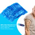 thumbnail image 3 of 200 Unids Tatuaje Cubierta Desechable Máquina de Tatuaje Clip Cord Funda Bolsa para Máquina de Tatuaje Plástico Azul, 3 of 5
