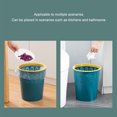 thumbnail image 3 of Wosthever Household bathroom, living room, Nordic uncovered hollowed garbage garbage out pressure bin, classification ring Suministros de limpieza para el hogar púrpura Bote de basura grande, 3 of 6