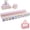Pink, variant on 4 Layer Mahjong Tiles American Mahjong Tile Set 160 Acrylic Layered Mahjong Tiles with Clear Engraving and Carrying Bag for Home Travel Game Nights (Purple)