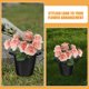 thumbnail image 4 of Luxshiny 4Ud Memoriales Para Cementerio En Plástico Negro Con 16 Agujeros Para, 4 of 8