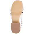 thumbnail image 6 of Journee Womens Kirsi Sling Back Stacked Heel Open Toe Sandals, 6 of 10
