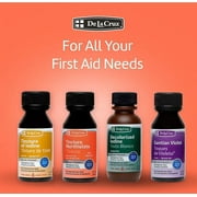 De La Cruz Tincture of Iodine First Aid Natural Antiseptic Solution 2% 1 fl oz