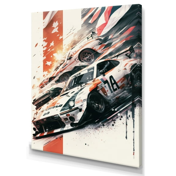 Designart Tokyo Japan Driving Car I Canvas Wall Art