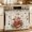 Dark Green Light Beige Bright Red, variant on Christmas Oven Skirt Curtain 27"Wx20"L,Waterproof Ruffled Stove Cover Skirt with 8 Ribbon Ties,Winter Xmas Ice Cream Pine Leaves Star Beige Decorative Oven Door Curtain for Kitchen Dishwasher Cabinet
