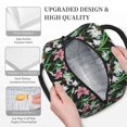 thumbnail image 3 of Disketp Lilies Flowers Bolsa Térmica para Almuerzo, Lonchera con Abertura Amplia y Gran Capacidad, Organizador Reutilizable para Mujeres, Hombres y Adultos, 3 of 6