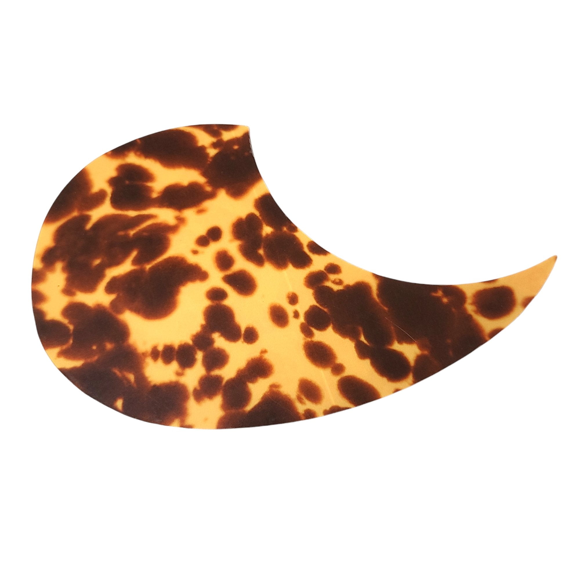 tri-color Tortoise Small Self Stick thin pickguard For 36" Acoustic Guitar 