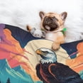 thumbnail image 3 of Naloa Cartoon Iceberg Bald Eagle Dog Blanket, 3 Sizes Cat Blanket for Indoor Cats Large Medium Small Dog Gifts-Medium, 3 of 8