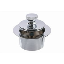 SUPPLYGIANT Lift and Turn Tub Drain Stopper, 1-1/2 Bathtub Drain Assembly, Polished Chrome Finish
