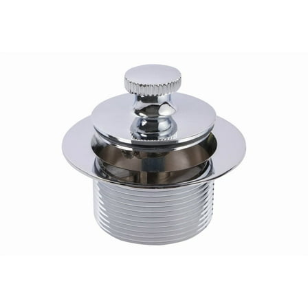 SUPPLYGIANT Lift and Turn Tub Drain Stopper, 1-1/2 Bathtub Drain Assembly, Polished Chrome Finish