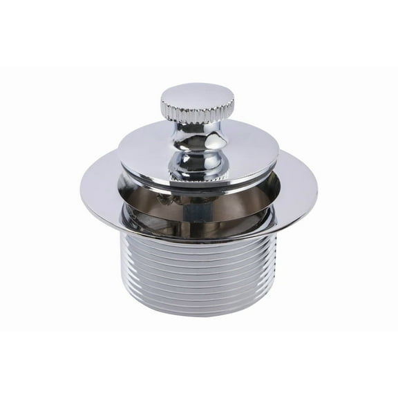 SUPPLYGIANT Lift and Turn Tub Drain Stopper, 1-1/2 Bathtub Drain Assembly, Polished Chrome Finish