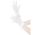 thumbnail image 4 of INSPIRE CHIC Women's Short Lace Gloves with Bow for Women Polka Dots Mesh Gloves for Wedding Tea Party One Size White, 4 of 6