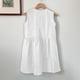 thumbnail image 5 of Vestido retro plisado con lazo para mujer - Sin mangas - Estilo chaleco - Primavera/Verano, 5 of 6