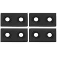 thumbnail image 3 of Profile Plug Plate, Aluminum Alloy End Covers Corrosion Resistant 2040 Double Holes Standard Sizes Screw Fixing  for Robotics Projects for CNC Machines Silver,Black, 3 of 7