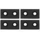thumbnail image 5 of 10 tapas de extremo de aleación de aluminio con doble orificio para marcos de perfiles de máquinas CNC, color negro, 5 of 14