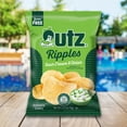 thumbnail image 2 of Utz Sour Cream & Onion Ripples Potato Chips, Gluten-Free, 2.75 oz Bag, 2 of 8