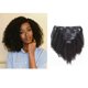 thumbnail image 1 of Caliee Afro Coily 3C y 4A Extensiones de cabello con clip 100% cabello humano virgen para mujeres negras Afro rizado doble trama 7 piezas 20 pulgadas, 1 of 1