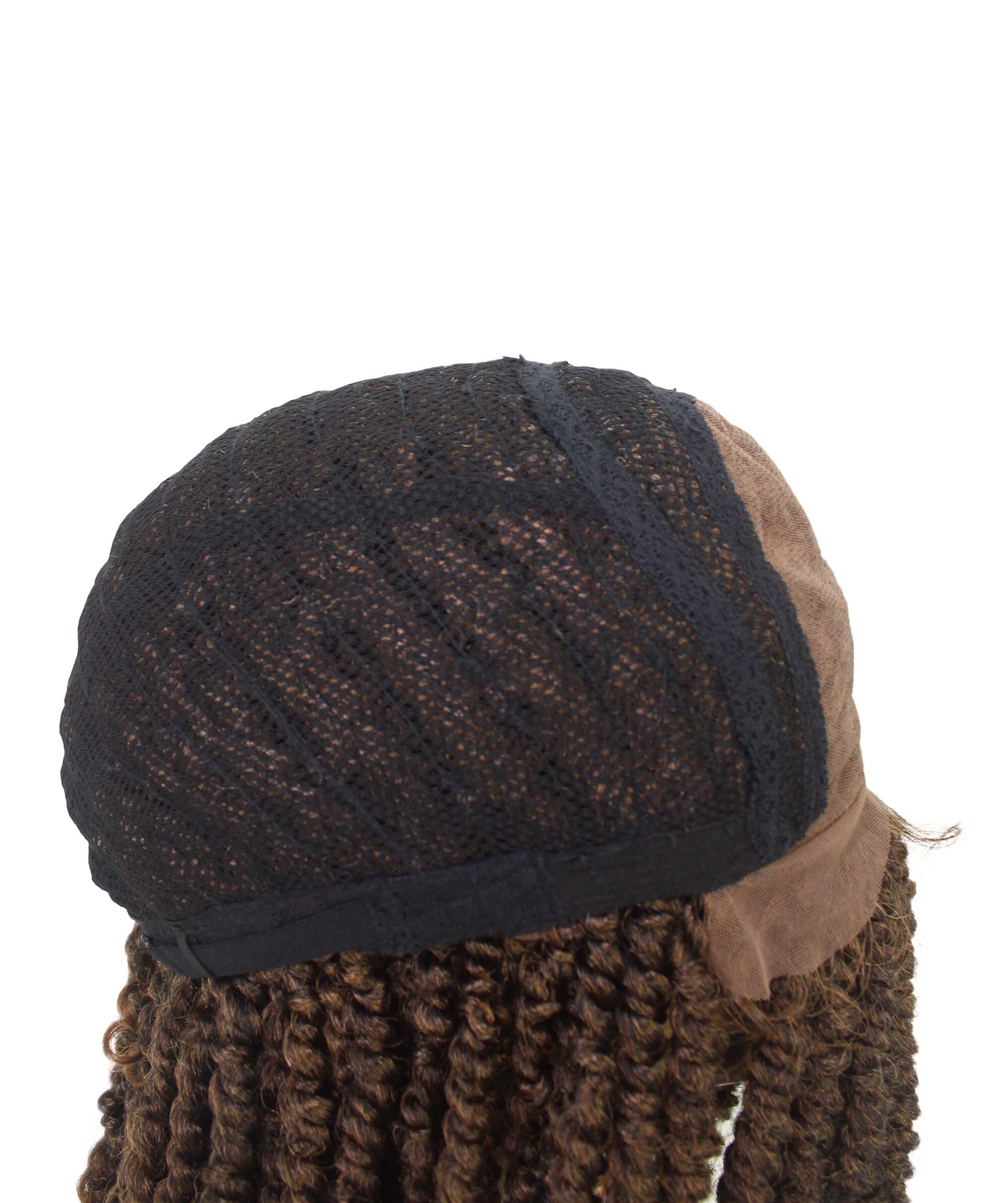 LUXLUXE 16″ Synthetic HD Lace Passion Twist Wig — Loose Curly Medium Length Springy Curls for Party, Wedding & Daily Wear