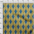 thumbnail image 3 of oneOone Cotton Silk Medium Blue Fabric Argyle Sewing Fabric By The Yard Printed Diy Clothing Sewing Supplies 42 Inch Wide, 3 of 4