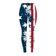 thumbnail image 3 of WILLBEST Leggings de Compresión de Cintura Alta Para Mujer, Para El 4 de Julio, Para Yoga, Correr, Fitness, Gimnasio, Ropa Deportiva Mediana, 3 of 4