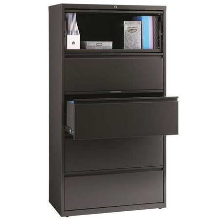 Hl8000 Series 36 Inch Wide 5 Drawer Lateral File Cabinet With Top