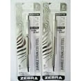 thumbnail image 7 of Zebra F-701 Ballpoint Stainless Steel Retractable Pen, Fine Point, 0.7mm, Black Ink 1 ea (Pack of 2), 7 of 7