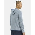 thumbnail image 3 of Athletic Works Men's & Big Men's Long Sleeve Space Dyed Hoodie, Sizes S-3XL, 3 of 5
