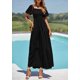 thumbnail image 4 of Vestido PRETTYGARDEN XXL Negro Cuello Cuadrado Manga Abullonada, 4 of 8