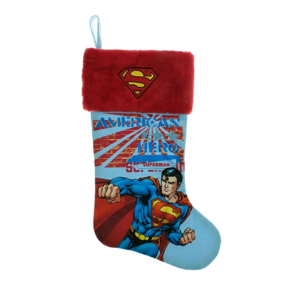 20 inch Superman Christmas Stocking, by Ruz