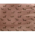 thumbnail image 4 of oneOone Georgette Viscose Fabric Dachshund Dog Printed Craft Fabric BTY 42 Inch Wide, 4 of 4