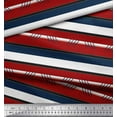 thumbnail image 3 of Soimoi Cotton Duck Fabric Horizontal Stripe Printed Craft Fabric by The Yard 42 Inch Wide, 3 of 3