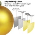 thumbnail image 5 of 24-Pack 3.2" Gold Large Christmas Balls Ornaments, Shatterproof Hanging Balls for Tree, Wedding, Party & Holiday Decorations, 5 of 7