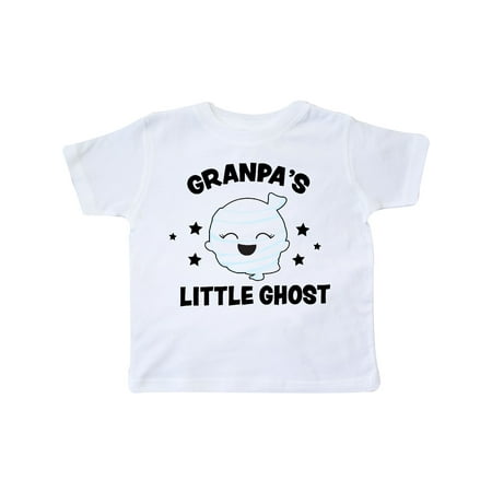 

Inktastic Cute Granpa s Little Ghost with Stars Gift Toddler Toddler Girl T-Shirt