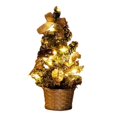 thumbnail image 3 of de Navidad de escritorio con luces, adornos navideños, manualidades, de Navidad Artificial, regalo de Navidad para oficina, fiesta, granja 10 luces 20cm mayimx Árbol de mesa, 3 of 9