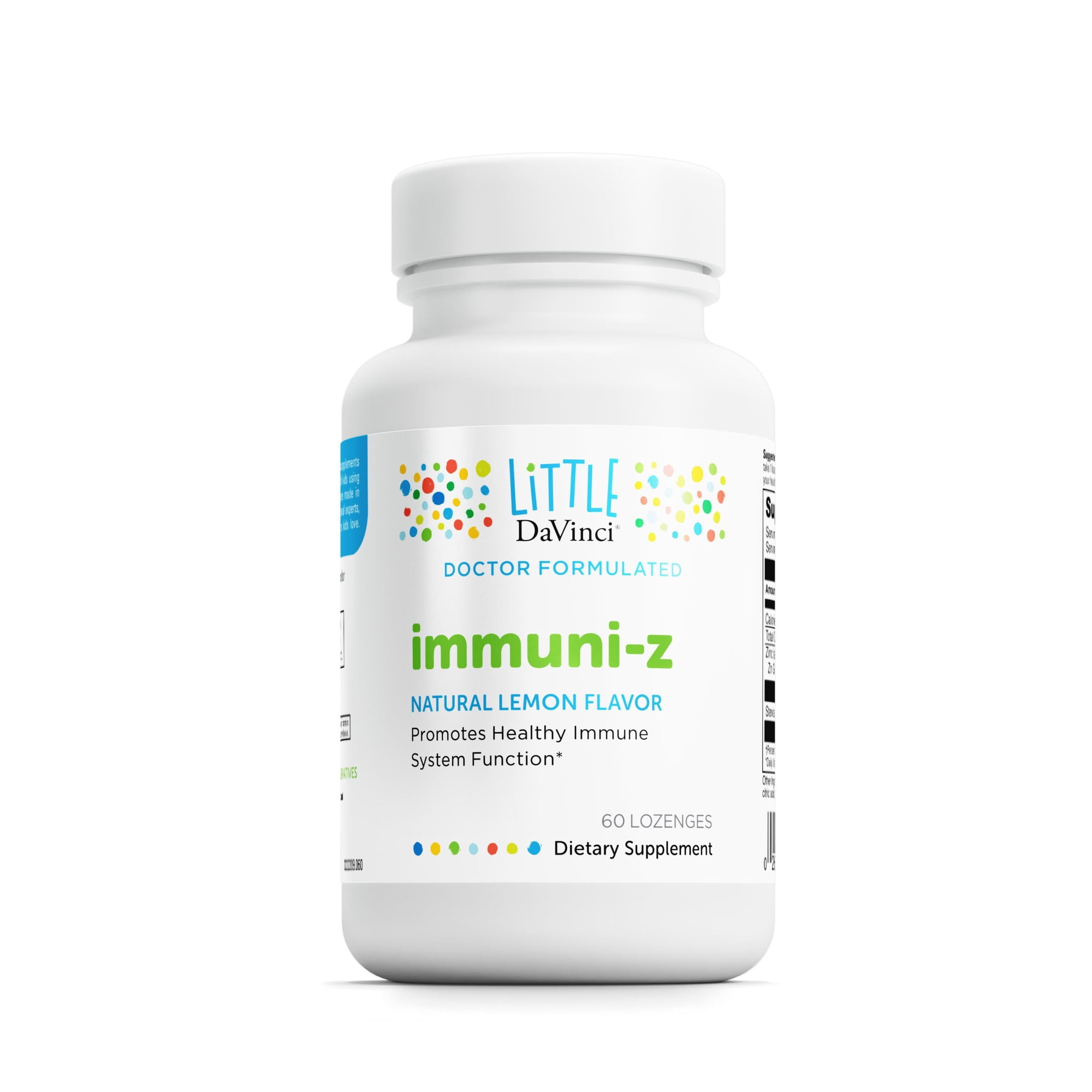 Little DaVinci Immuni-Z - Support Immune & Brain Health* - Lemon Flavor - 60 Lozenges
