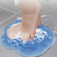 thumbnail image 5 of 2025 New Shower Foot Scrubber Mat with Non- Suction Cups - Wall Mounted Back Washer Exfoliating Bath Wash Pad Foot Massage Cleaning Pad for Men and Women, 5 of 6