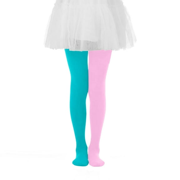 Girls' Colorful Tights Cotton Stretch Seamless Leggings Comfortable Kids' Festive Party Leggings 2-8Y