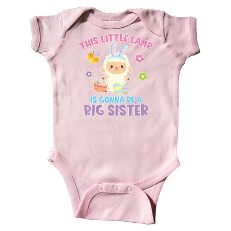 

Inktastic Easter This Little Lamb is Gonna Be a Big Sister Gift Baby Girl Bodysuit