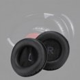 thumbnail image 4 of Almohadillas universales para auriculares, protección de algodón con marca LR, color negro, para auriculares de 95mm, 4 of 8