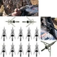 thumbnail image 4 of Broad Head Mechanical 2 Blade Expandable 100 Grain Archery Hunting Heads 12 PCS, 4 of 8