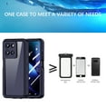 thumbnail image 2 of Dteck for Motorola Moto G 5G 2025 Case with Built-in Screen Protector, Waterproof Case Rugged Full Body Underwater Dustproof Shockproof Drop Proof Protective Cover for Moto G 5G 2025, Black, 2 of 12