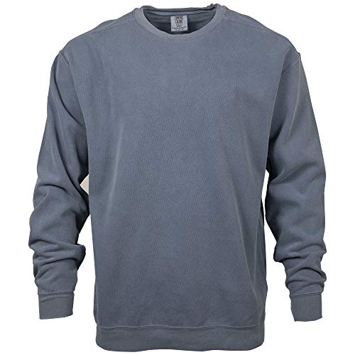 Comfort Colors Men Crewneck Sweatshirt, Style 1566, Blue Jean, X-Large -  Walmart.com