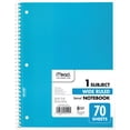 thumbnail image 4 of Mead Spiral 1 Subject Notebook, Wide Ruled, 70 Sheets Per Book, Pack of 6, 4 of 7