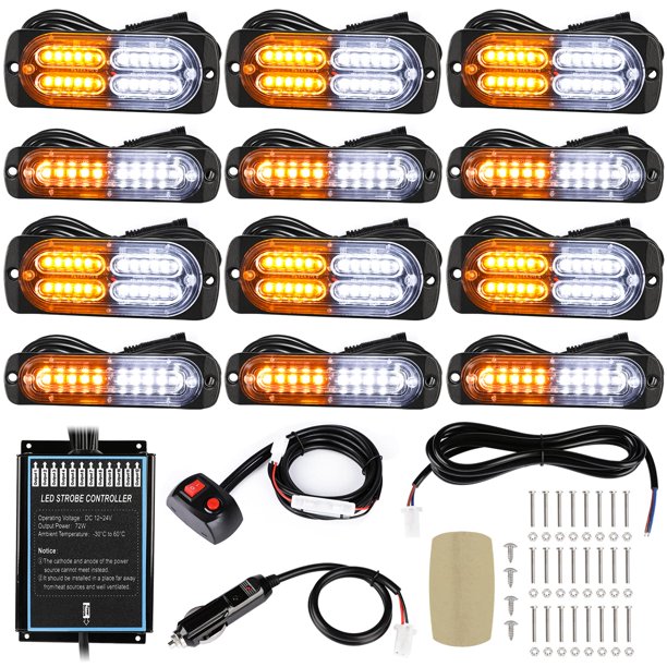 Luces estroboscópicas LED de emergencia y advertencia de peligro | LINKITOM